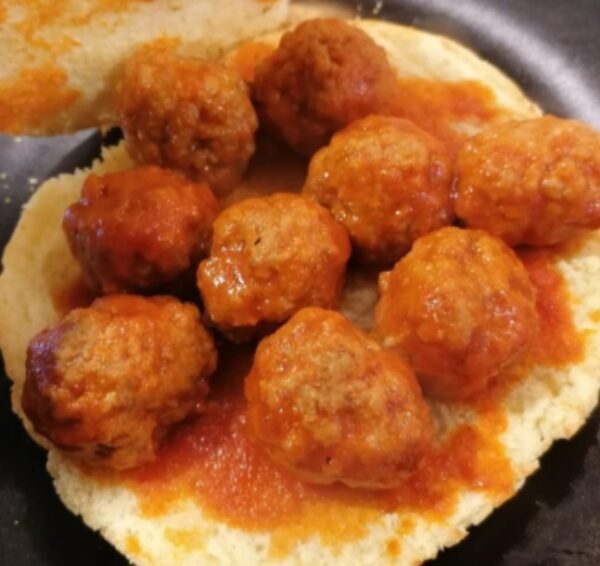 Polpette al Pomodoro e Basilico  Fresco in Crosta di Pane