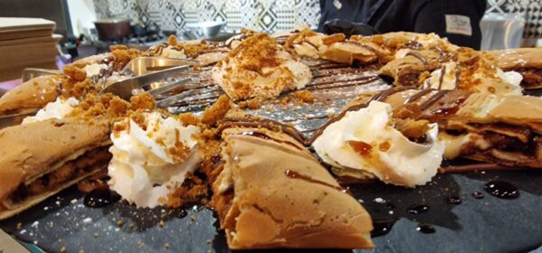 Sfoglie alla  Nutella , Biscotto Lotus e San Marsano.