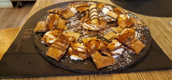 Sfoglie alla  Nutella , Biscotto Lotus e San Marsano. - immagine 2